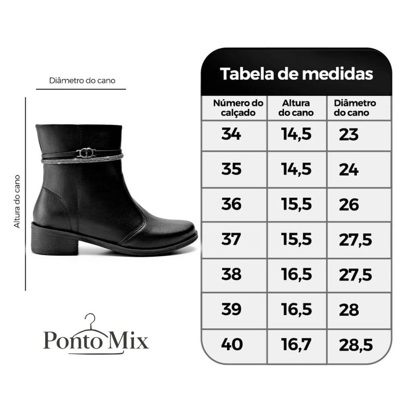 [PAGUE 1 E LEVE 2] Bota Feminina Montaria Rasteira Cano Baixo Strass